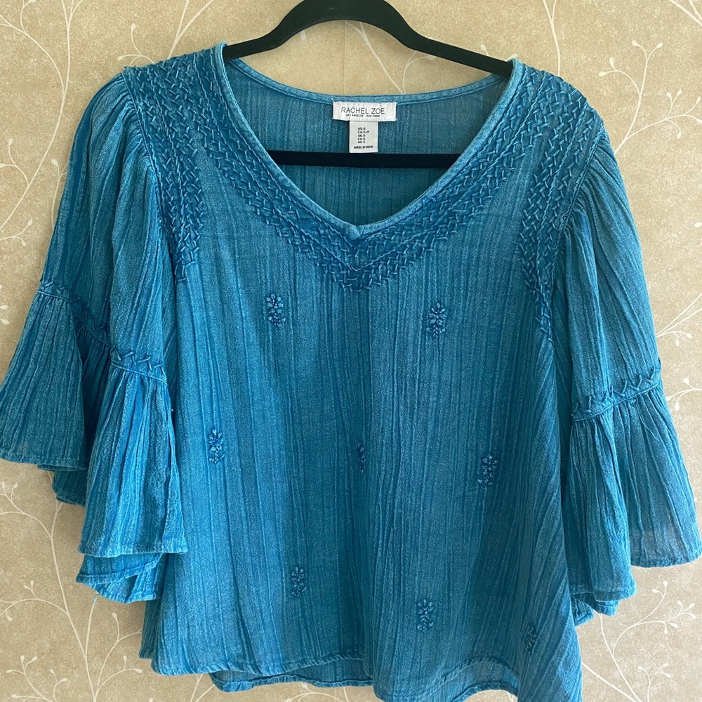 Rachel Zoe Flared Sleeve Blouse